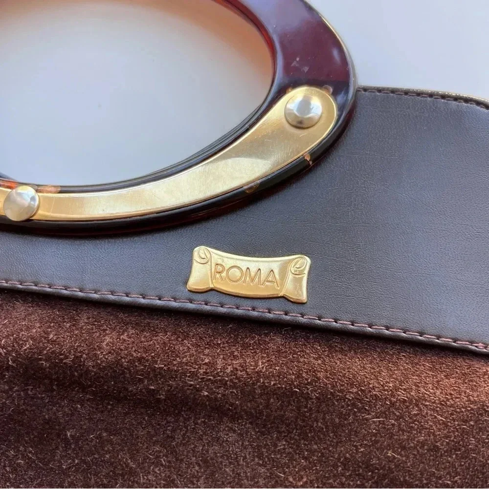 ROMA Vintage Leather Suede Handbag